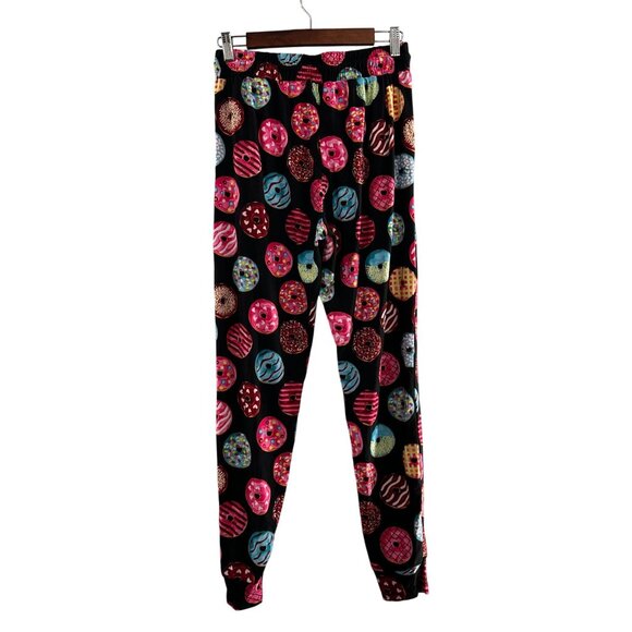 Donut Print Leggings Elastic Waistband Soft Stretchy Pants Medium Depot Lounge - Picture 7 of 9